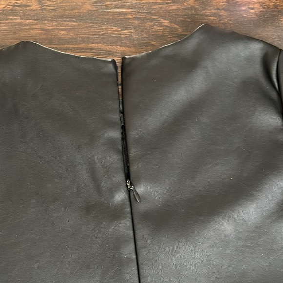 Zara Faux Leather dress size 10 - Picture 6 of 9